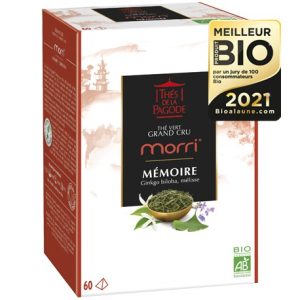 Thé vert Morri au jasmin boite de 60 infusettes