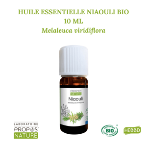 NIAOULI BIO (AB) – HUILE ESSENTIELLE 10 ML – Melaleuca viridiflora DDM: 01.27
