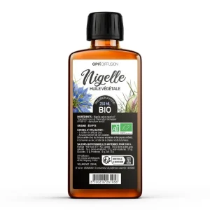 NIGELLE (Cumin Noir) – Huile végétale BIO 150ml