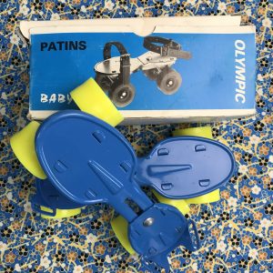 Paire de patin à roulettes Quad « Olympic » vintage