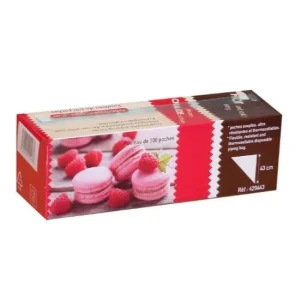 100 poches à douilles jetables chaud ou froid 43 cm