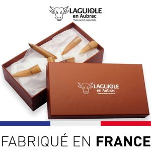 Porte Couteaux en Pointe de Corne Blonde – Laguiole en Aubrac