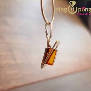 Collection Take Off : collier en argent et ambre OSTROWSKI Design