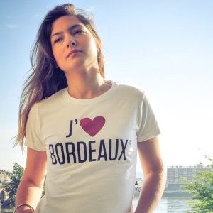 Tee-shirt femme blanc – J´aime BORDEAUX©