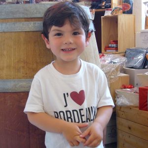 Tee-shirt enfant blanc – J&rsquo;aime BORDEAUX©