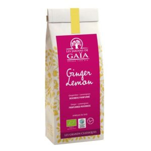 Rooibos bio ginger lemon sachet 100g