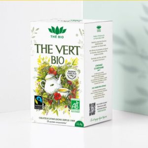 Pur Thé Vert Bio boite de 18 sachets