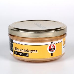 Bloc de foie gras de canard en verrine de 90g